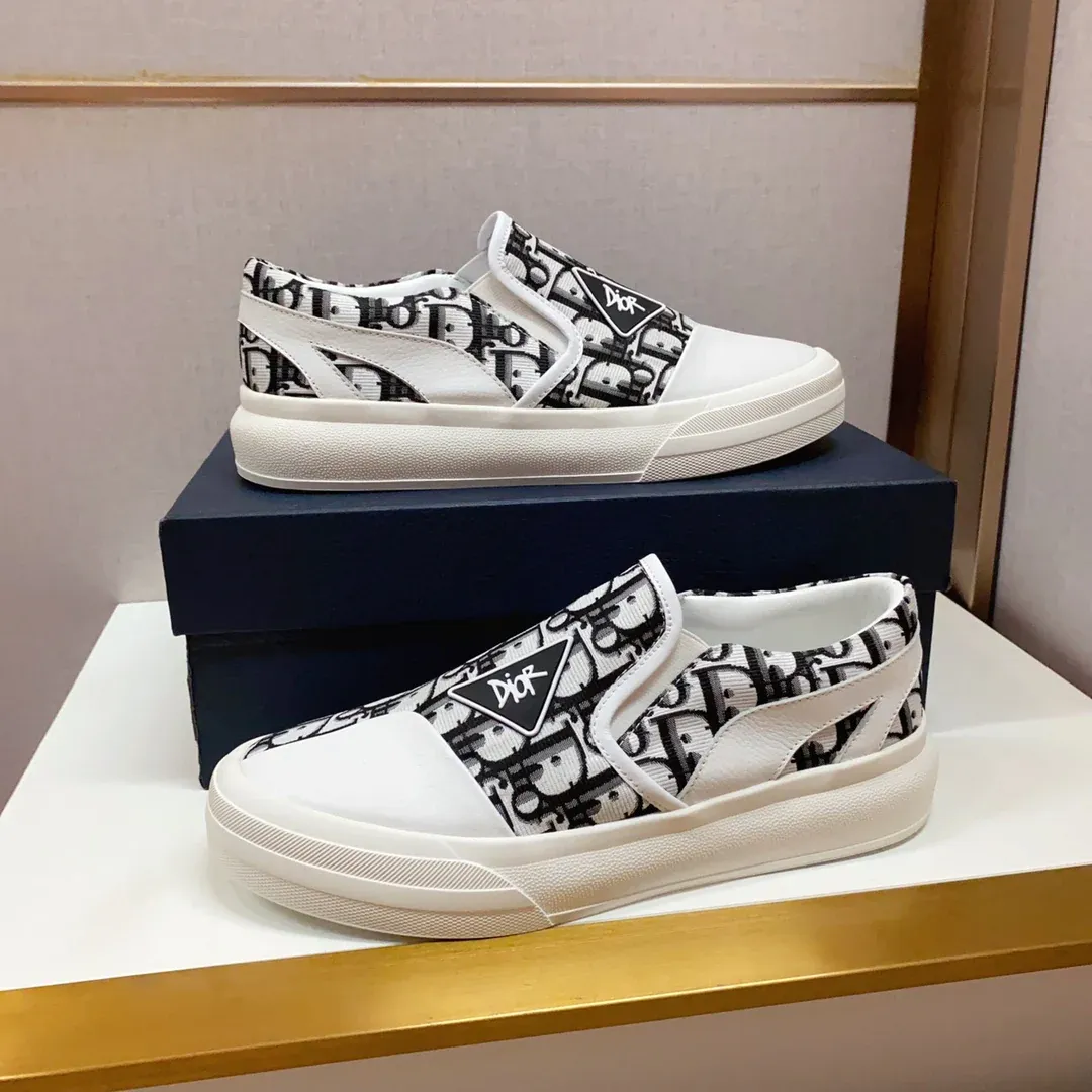 Trendy classic printed men's casual sneakers