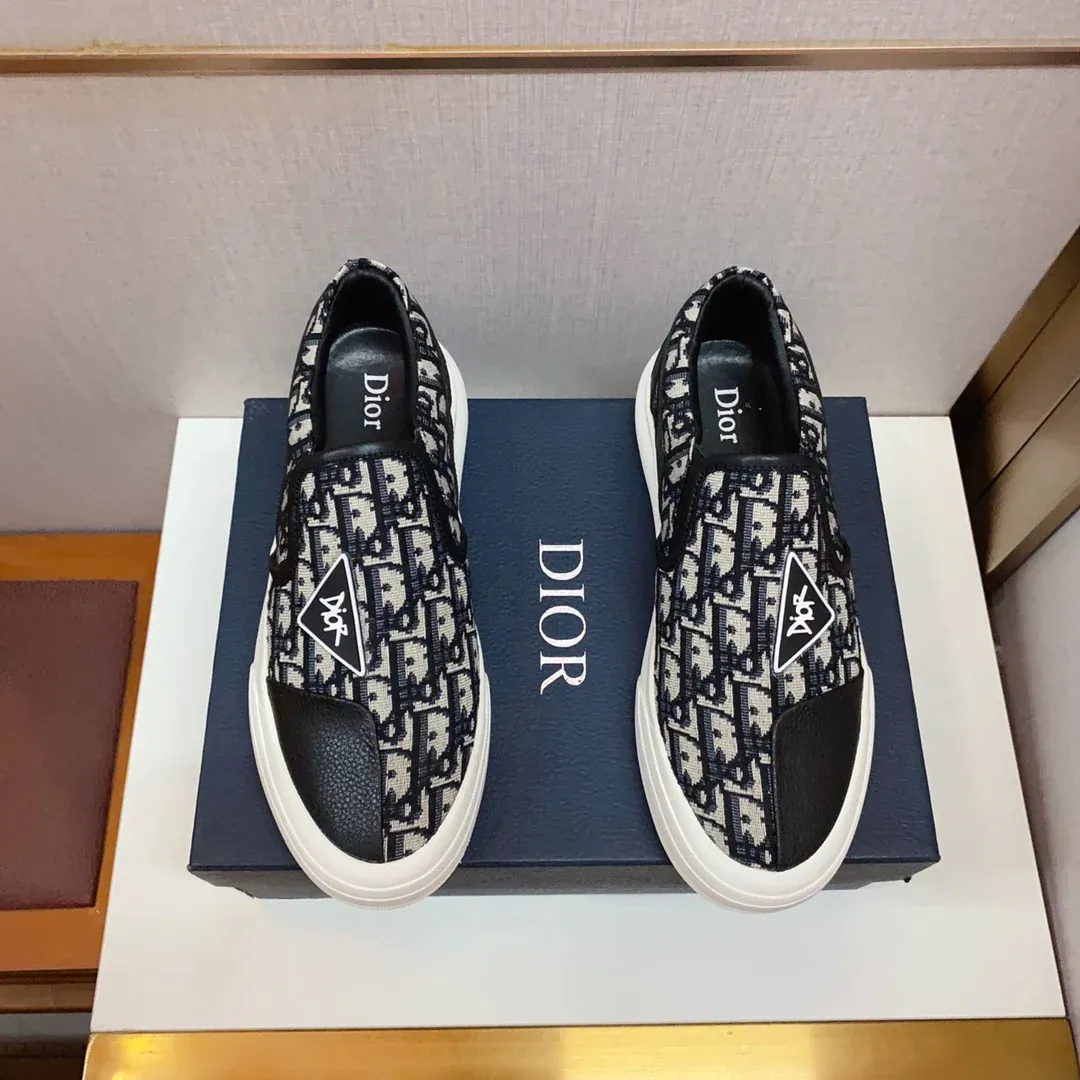 Trendy classic printed men's casual sneakers