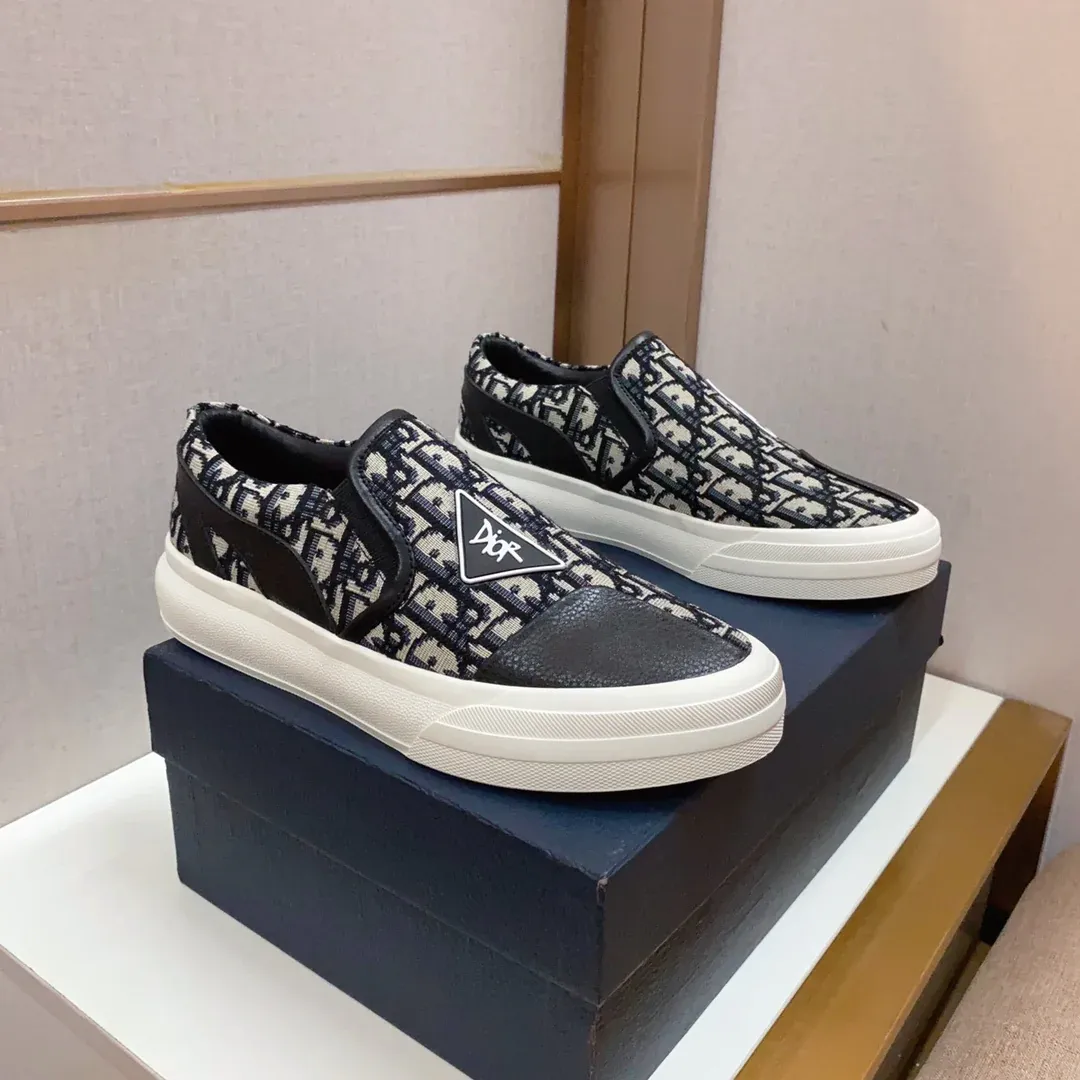 Trendy classic printed men's casual sneakers