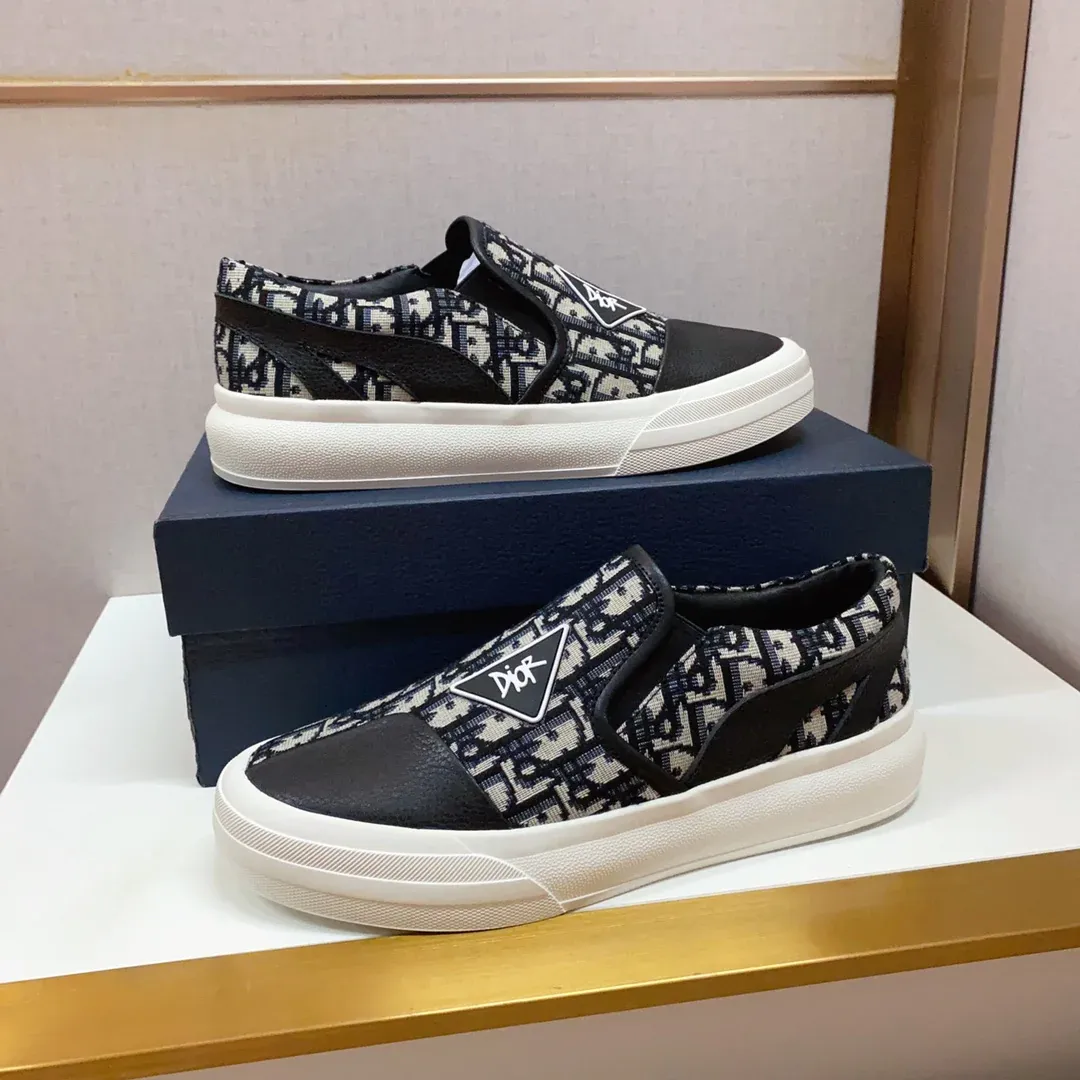 Trendy classic printed men's casual sneakers