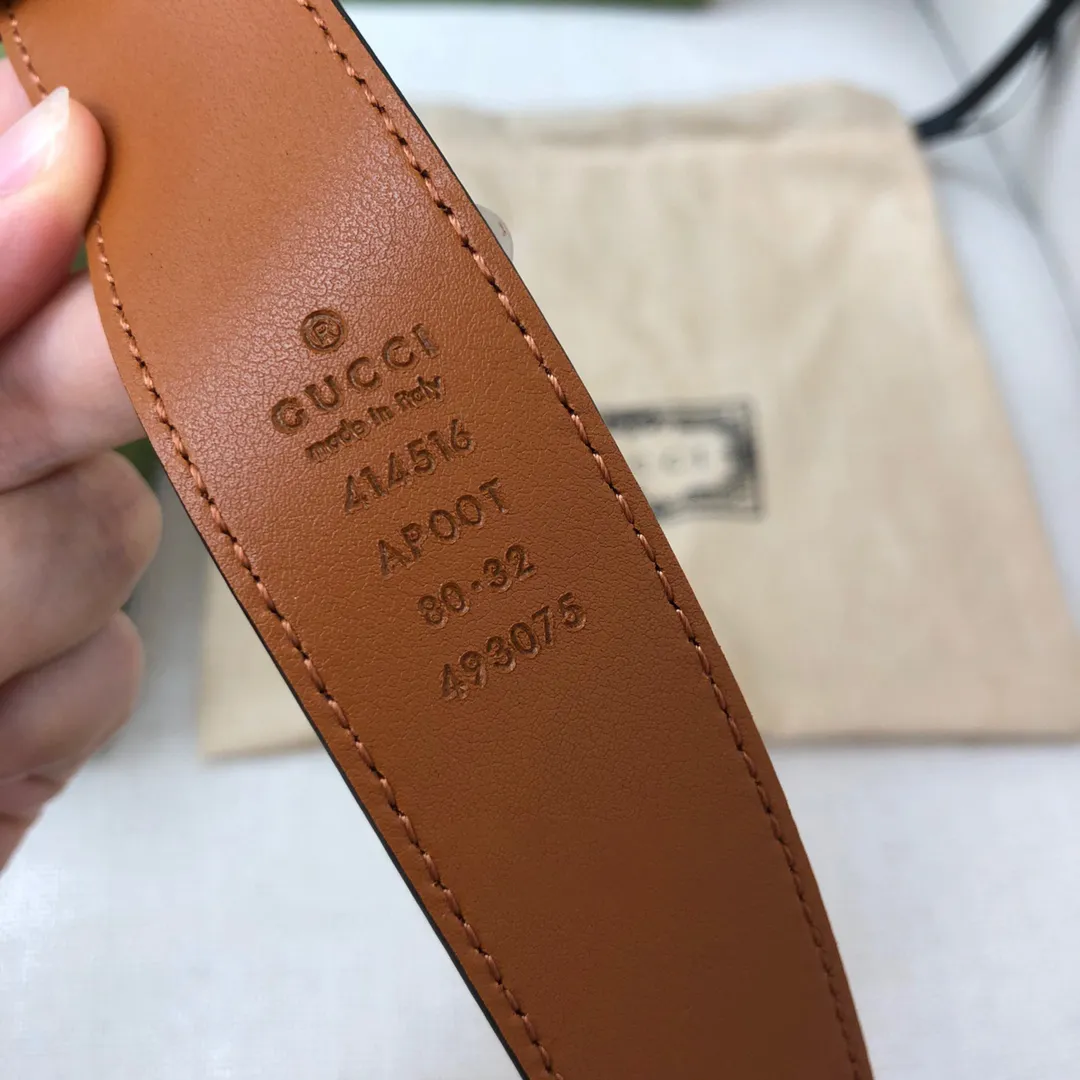 Classic  Ancient Gold Buckle Simple Belt