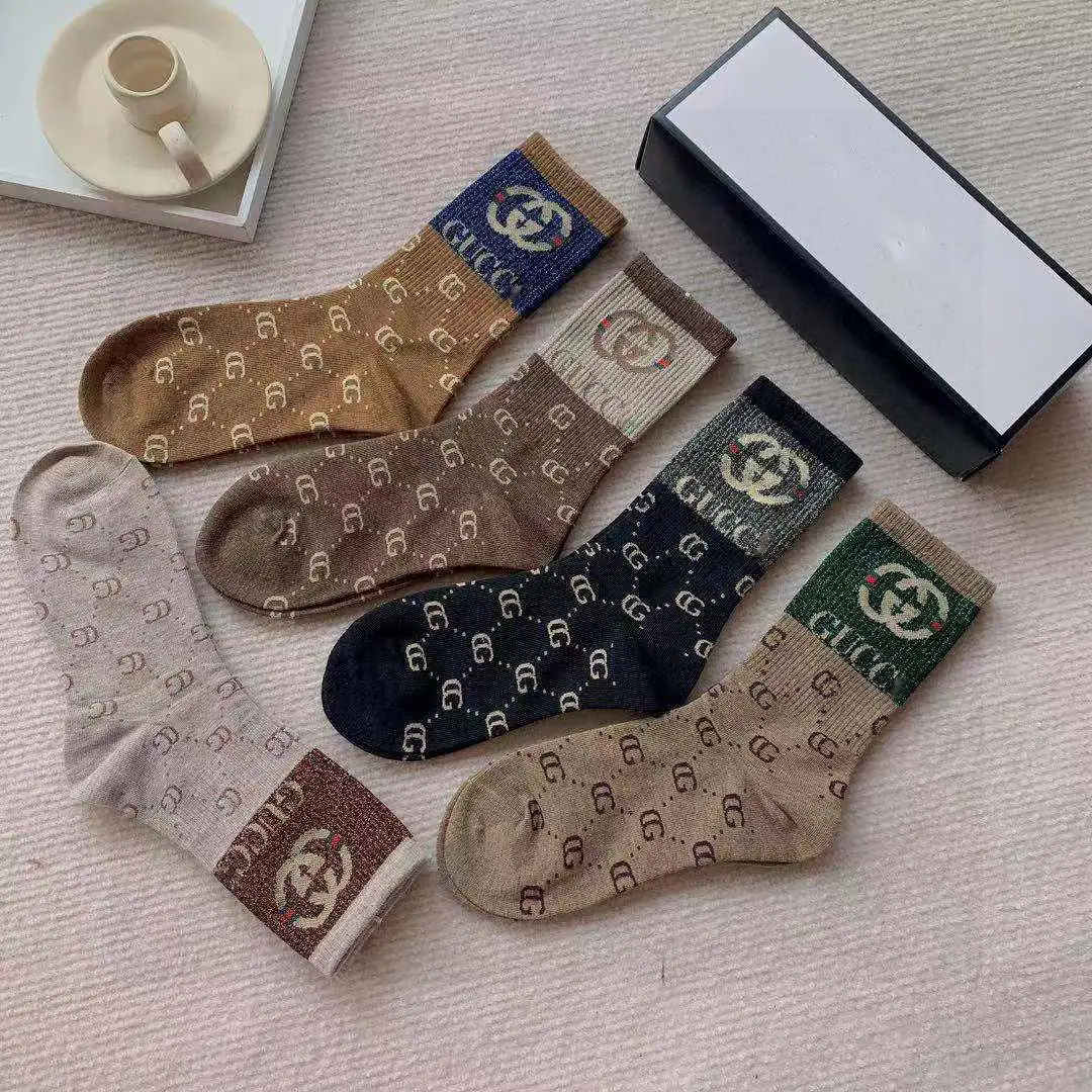 New Alphabet Fashion Socks Set