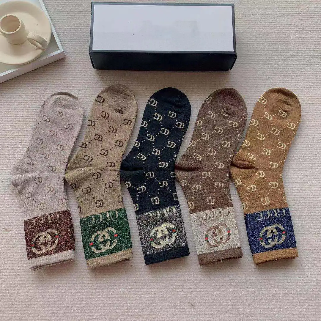 New Alphabet Fashion Socks Set