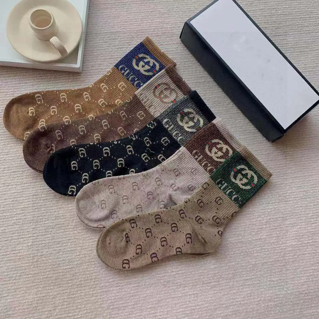 New Alphabet Fashion Socks Set