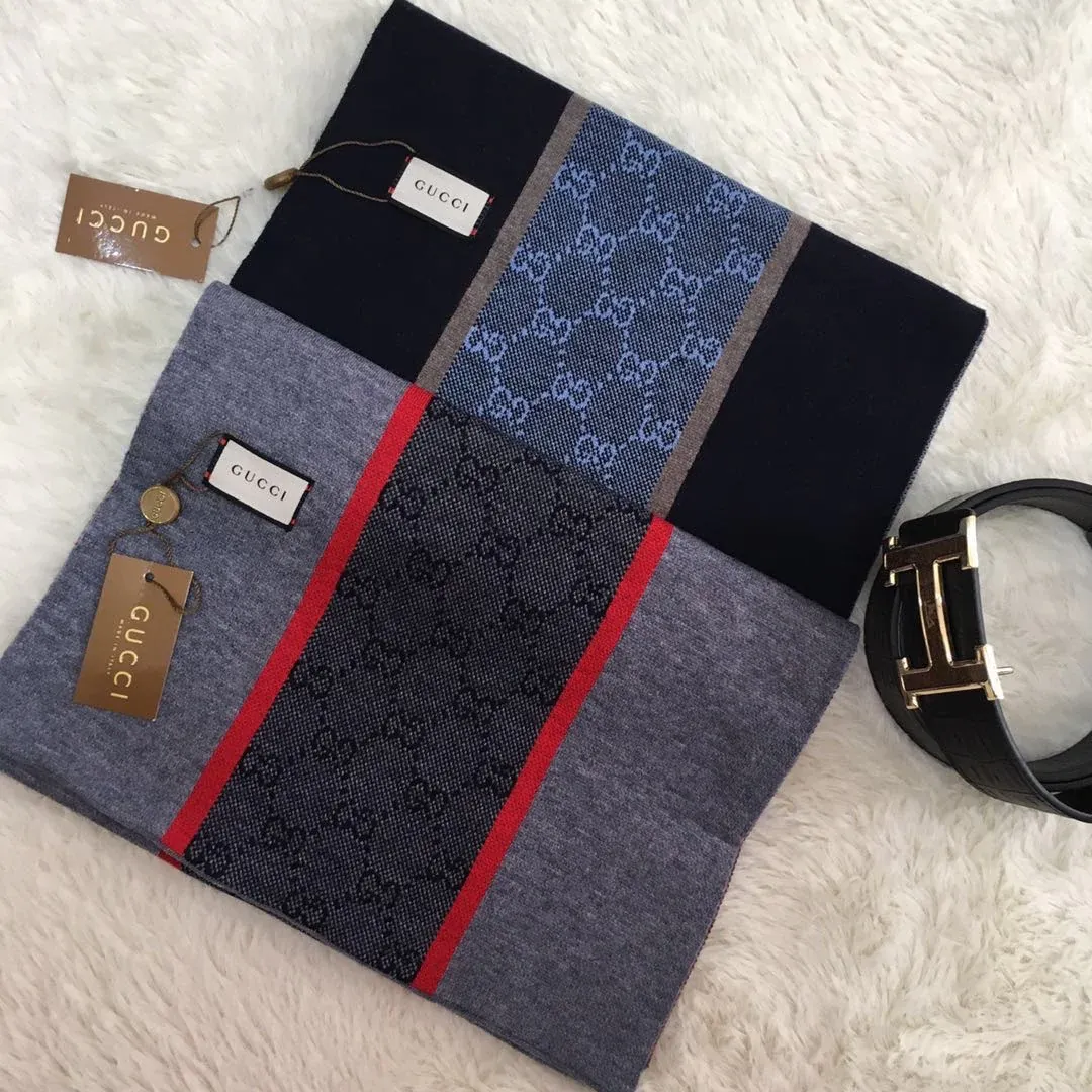 New men's double-sided cashmere scarf 1024110116