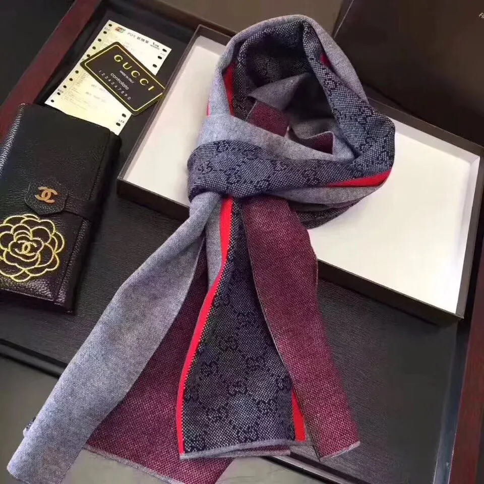 New men's double-sided cashmere scarf 1024110116