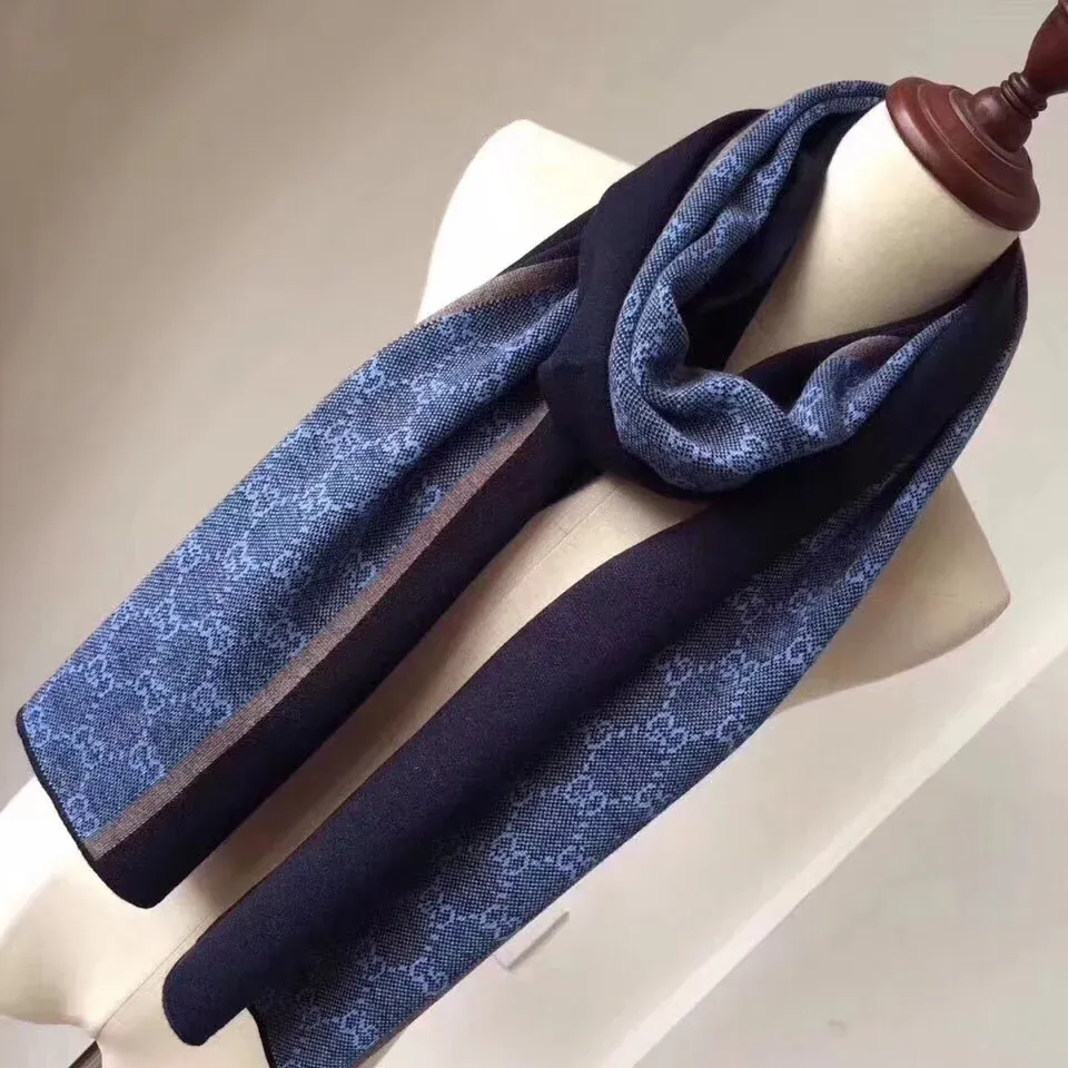 New men's double-sided cashmere scarf 1024110116