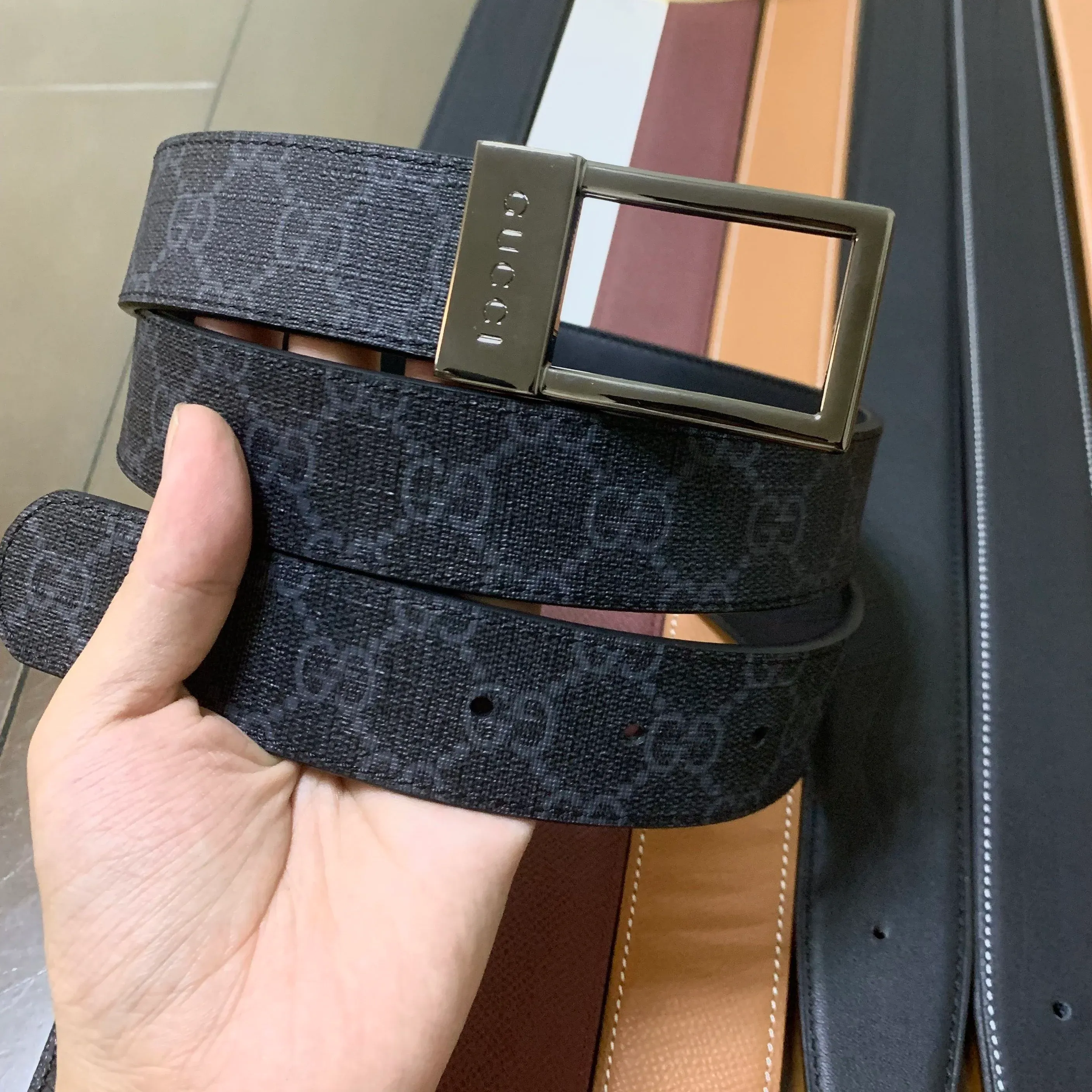 New Men's Real Cowhide Belt Casual All-match