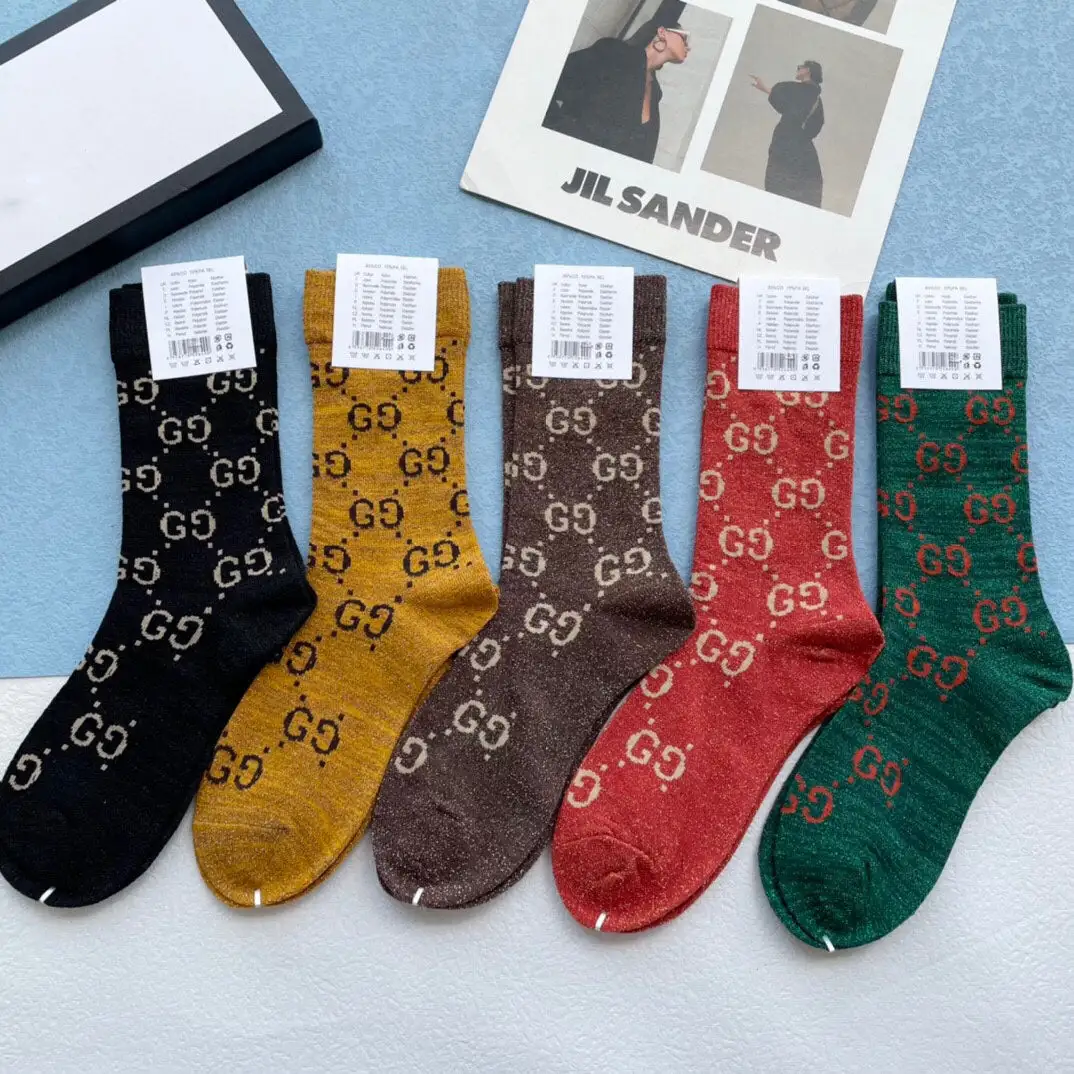 New Alphabet Fashion Socks Set