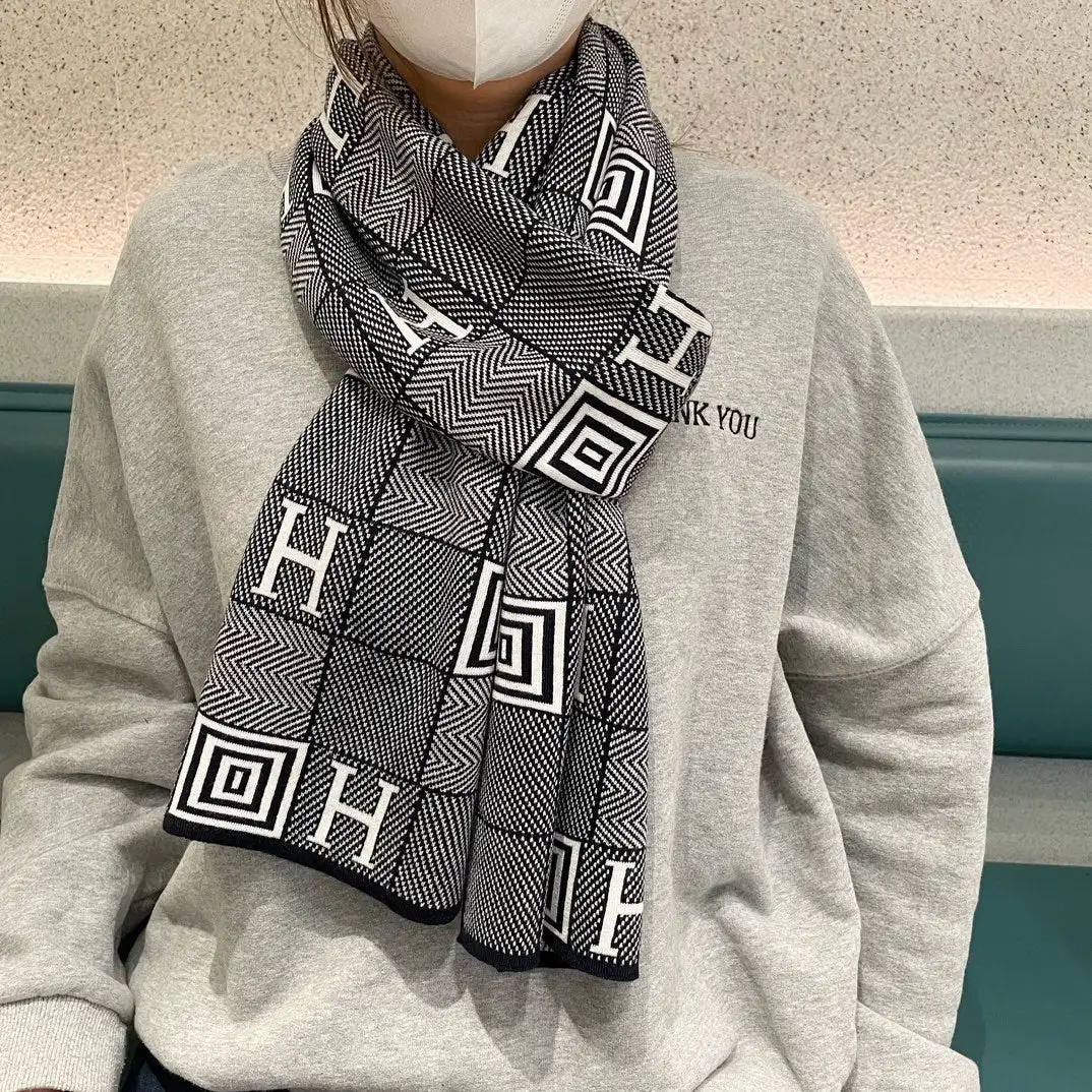 Couple style cashmere scarf