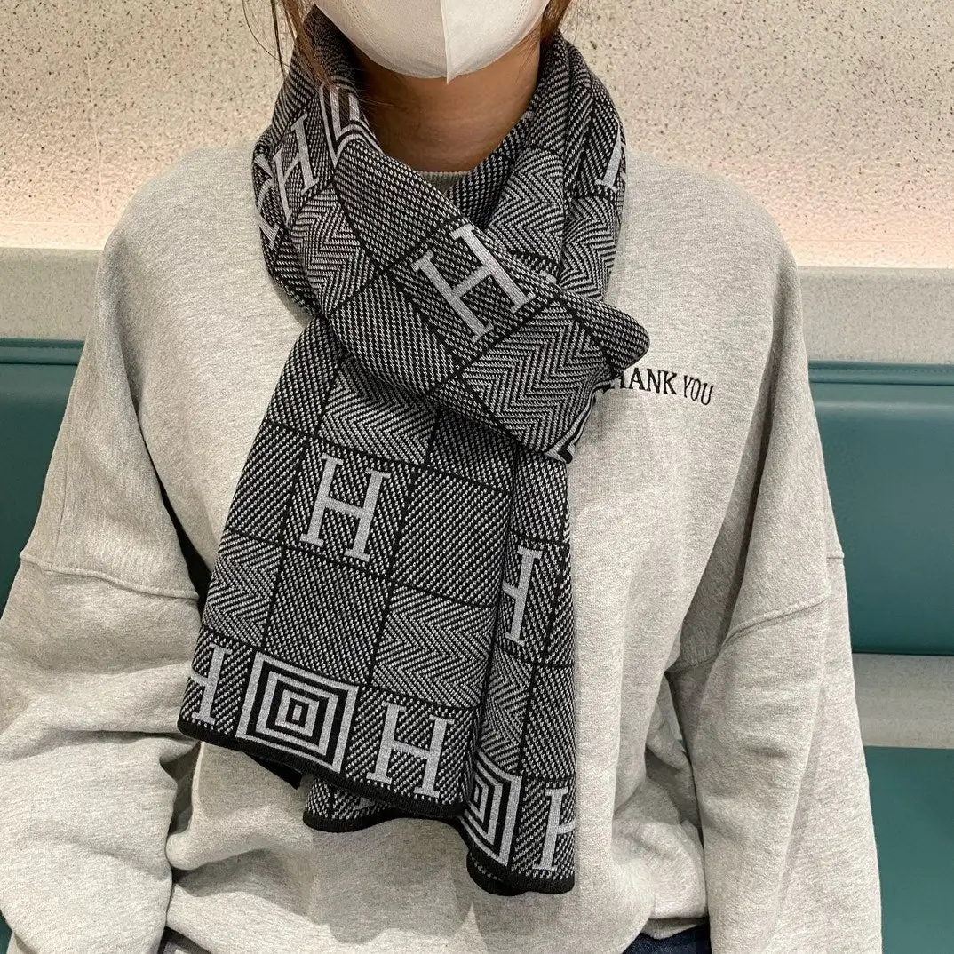 Couple style cashmere scarf