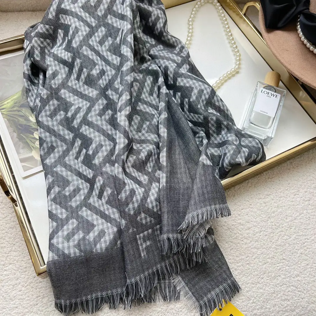 Casual and versatile Tencel cotton scarf