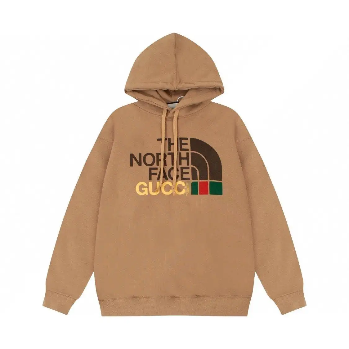 Loose printed hooded sweater unisex trendy sweater