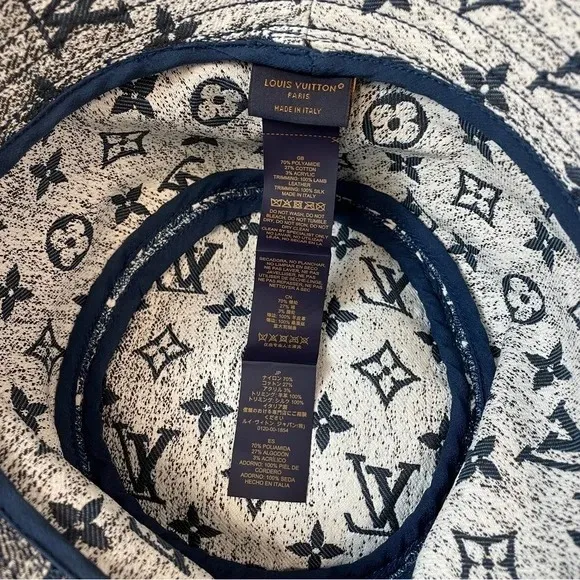 New Fashion Denim Logo Bucket Hat