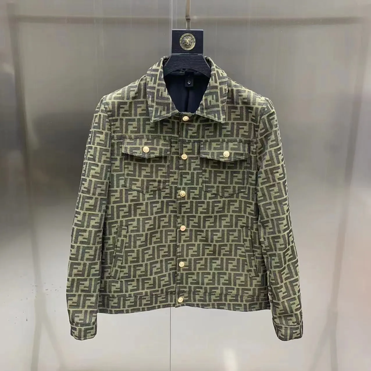 New Suit Jacket High-End Flocking Men's Suit Jacket