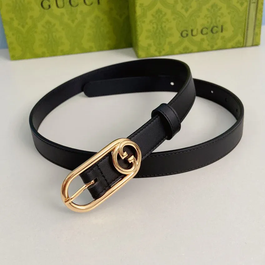 Women's Cowhide Thin Belt Cowhide Thin Belt