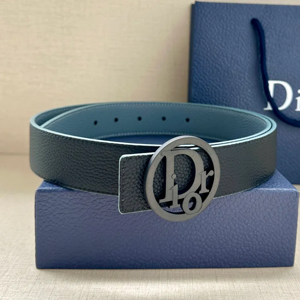 Men's White Gold Finish Brass Belt