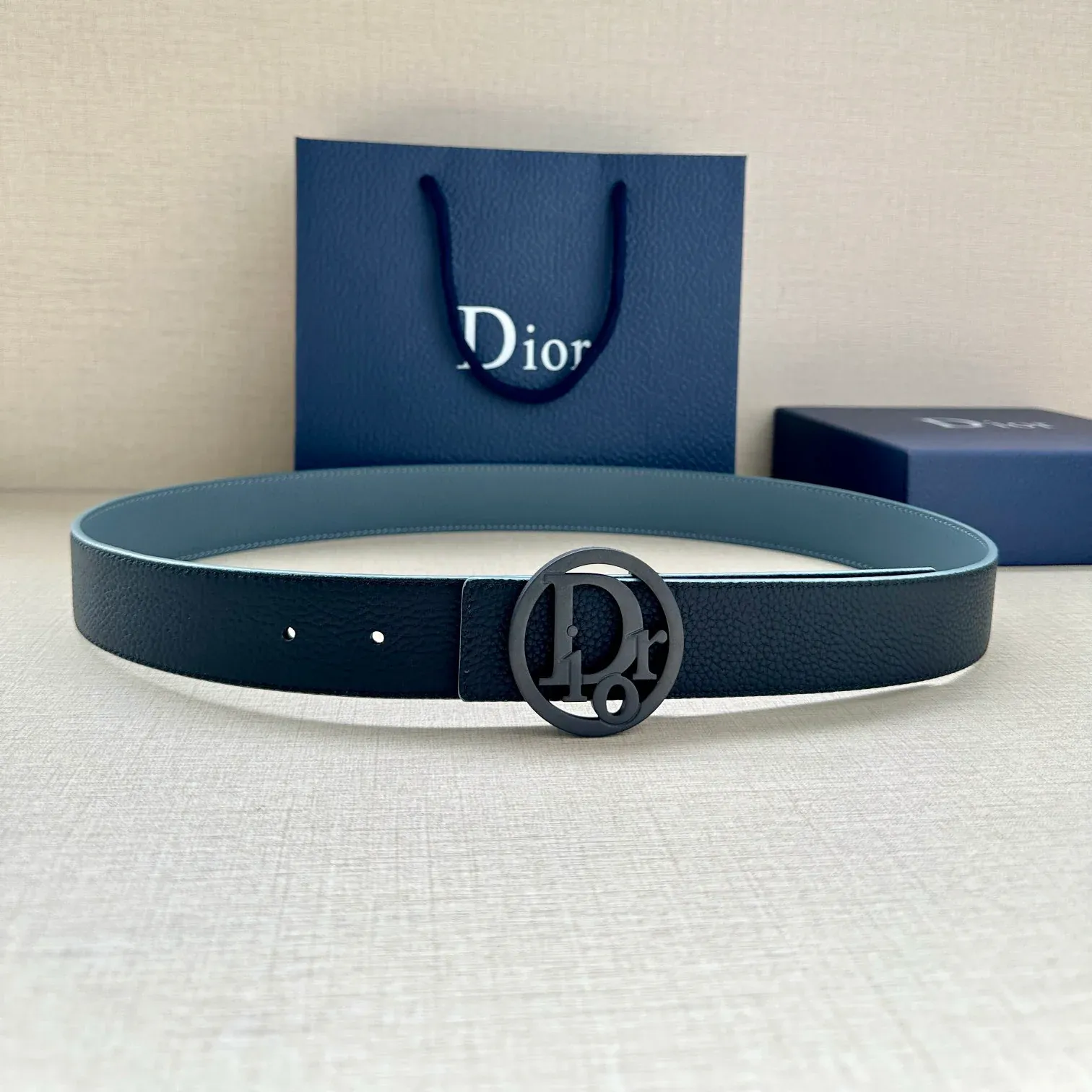 Men's White Gold Finish Brass Belt