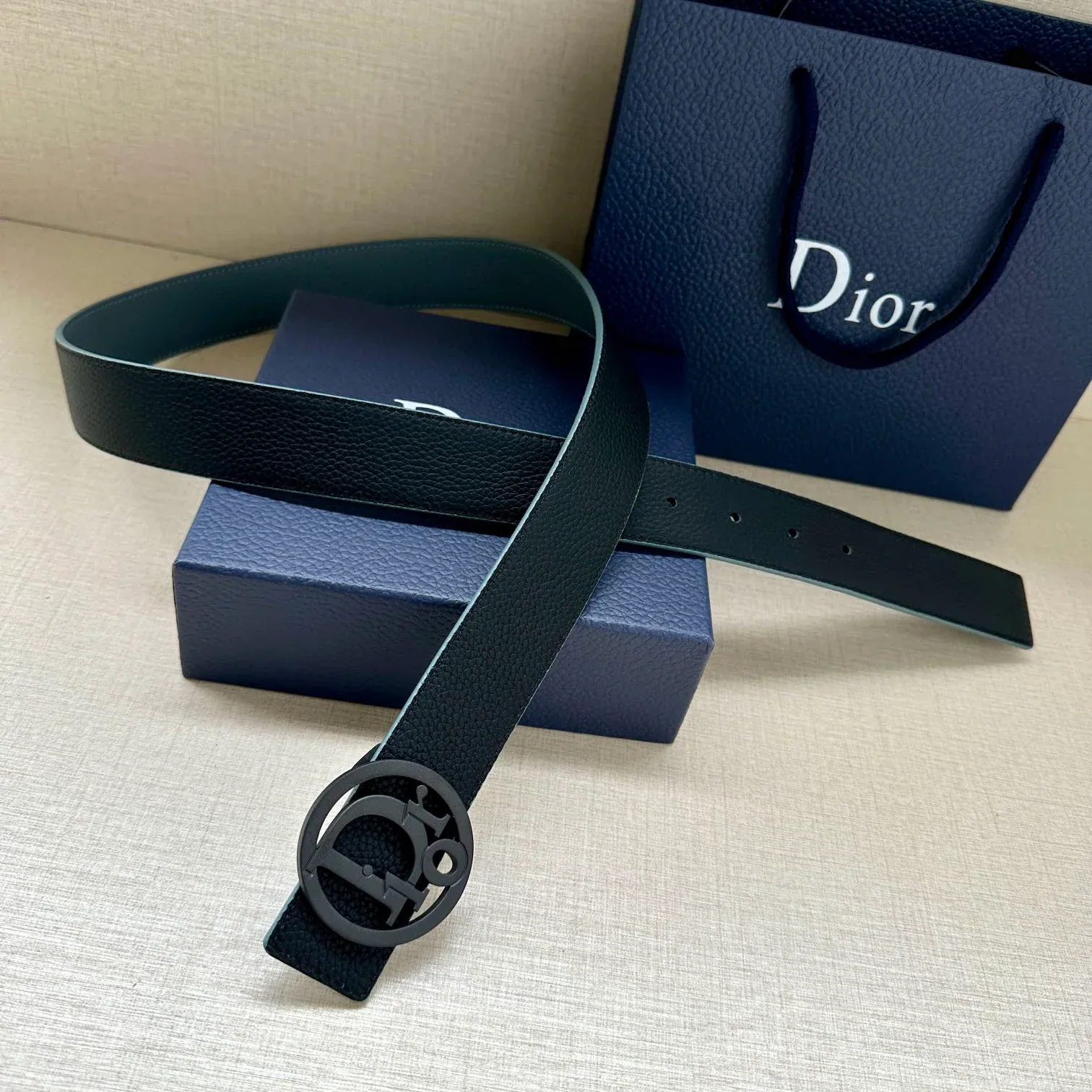 Men's White Gold Finish Brass Belt