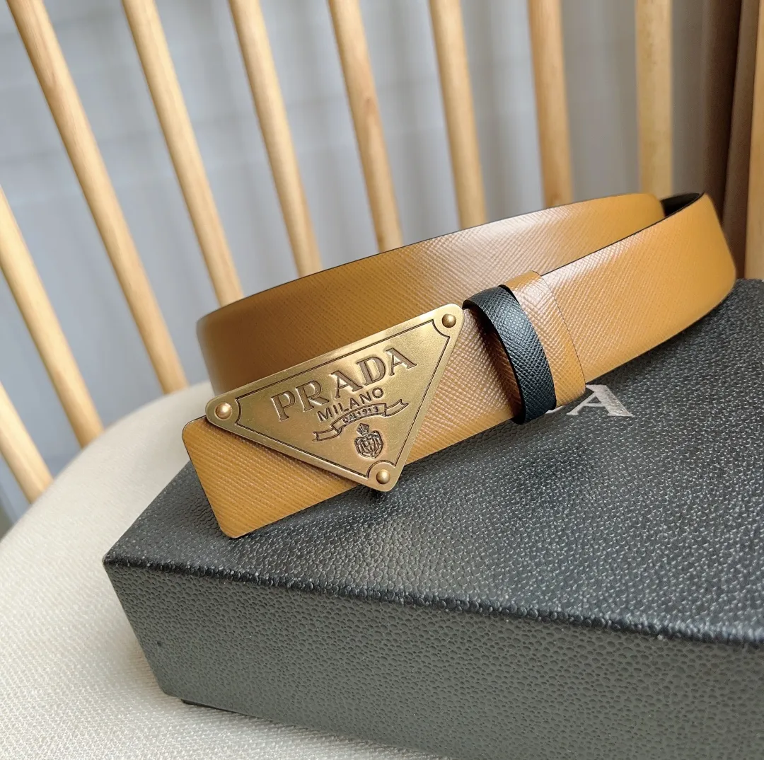 Luxury Genuine Leather Mens Belt
