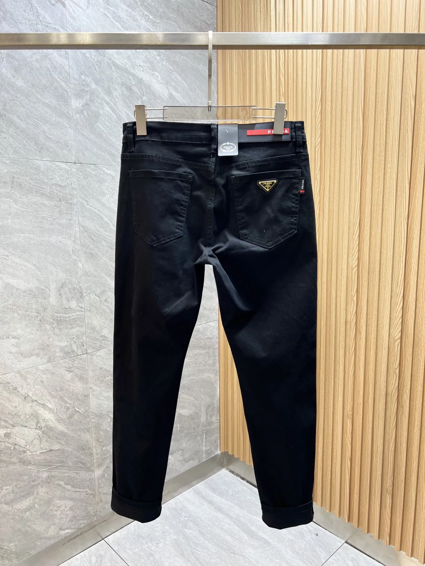 New men's slim fit versatile jeans