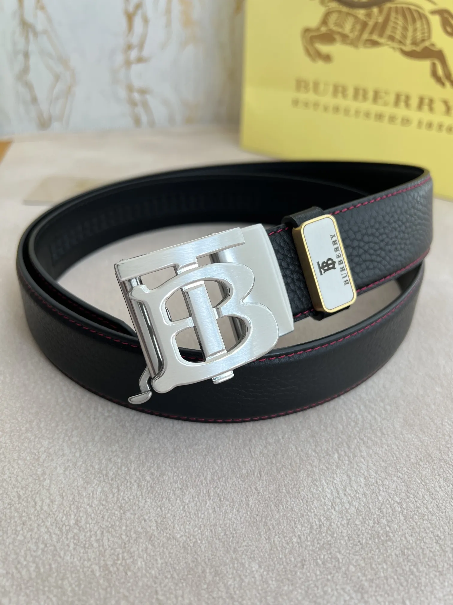 New Men's Classic Pure Steel Belt