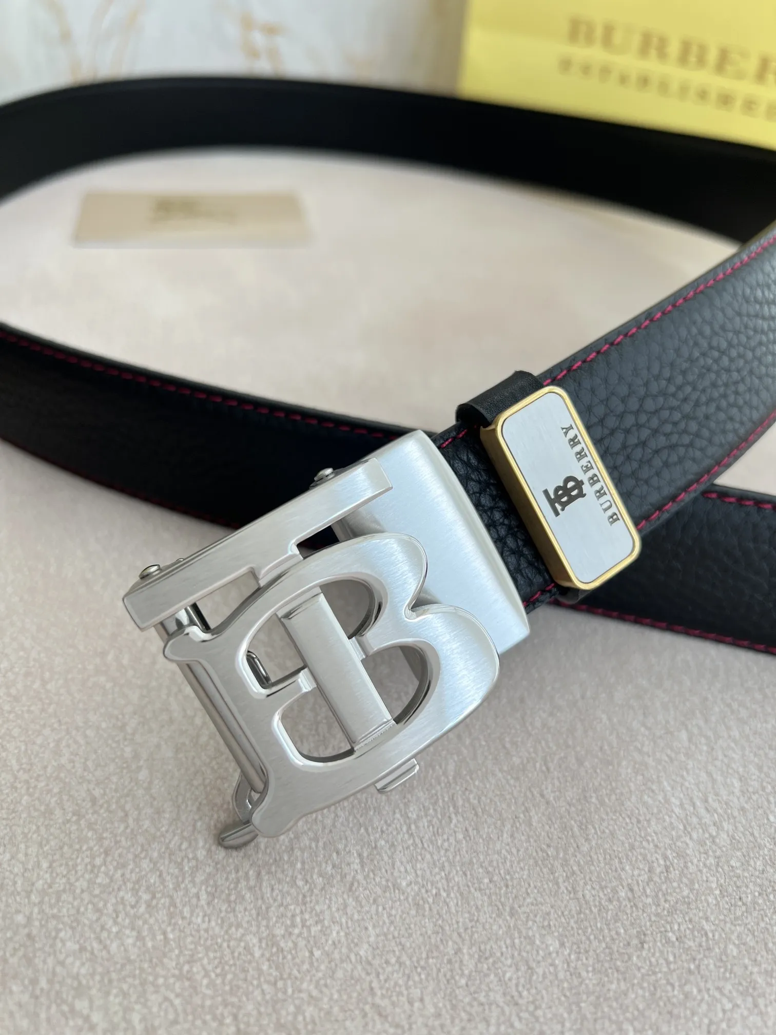 New Men's Classic Pure Steel Belt