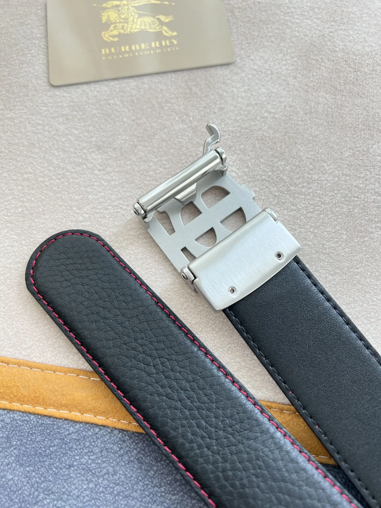 New Men's Classic Pure Steel Belt