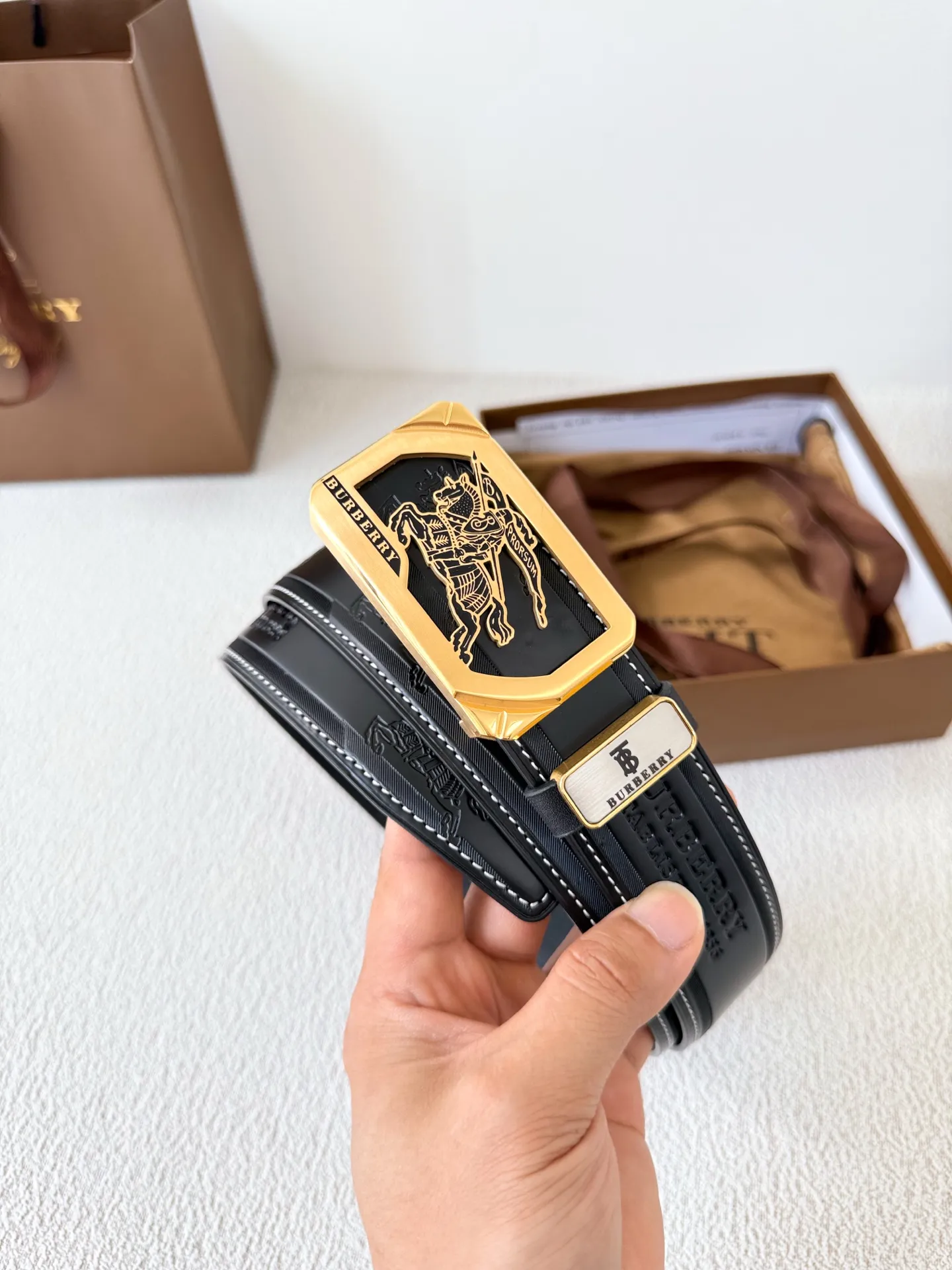 New Men's Classic Pure Steel Belt