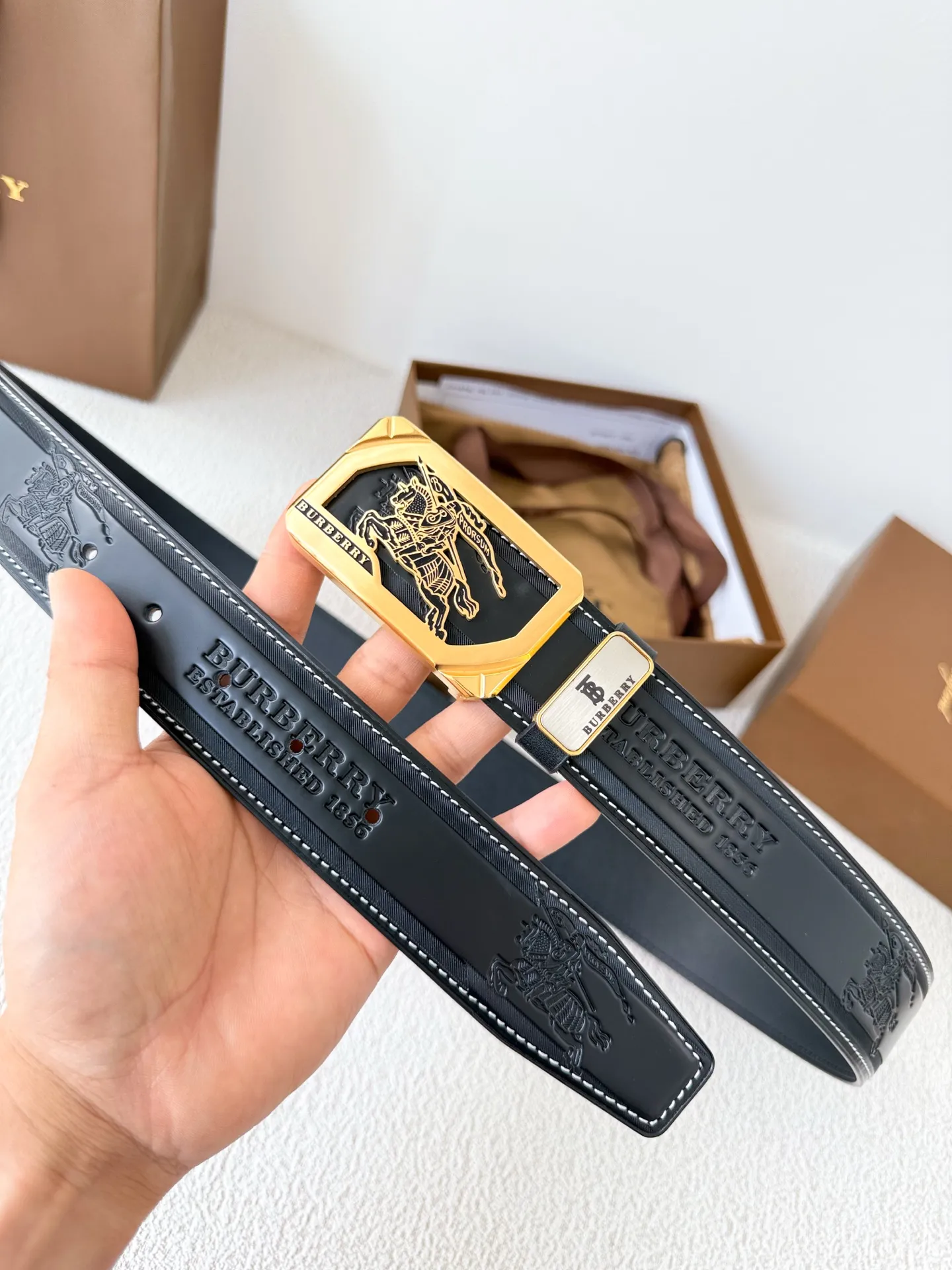 New Men's Classic Pure Steel Belt