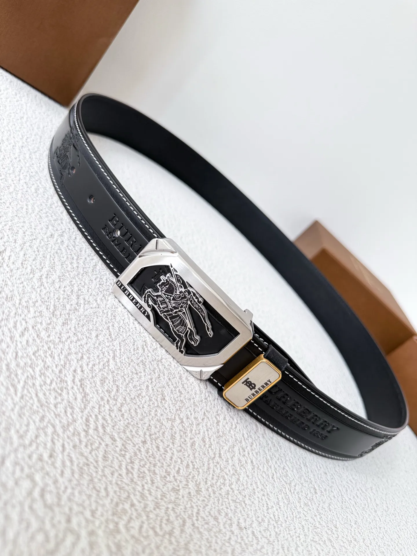 New Men's Classic Pure Steel Belt