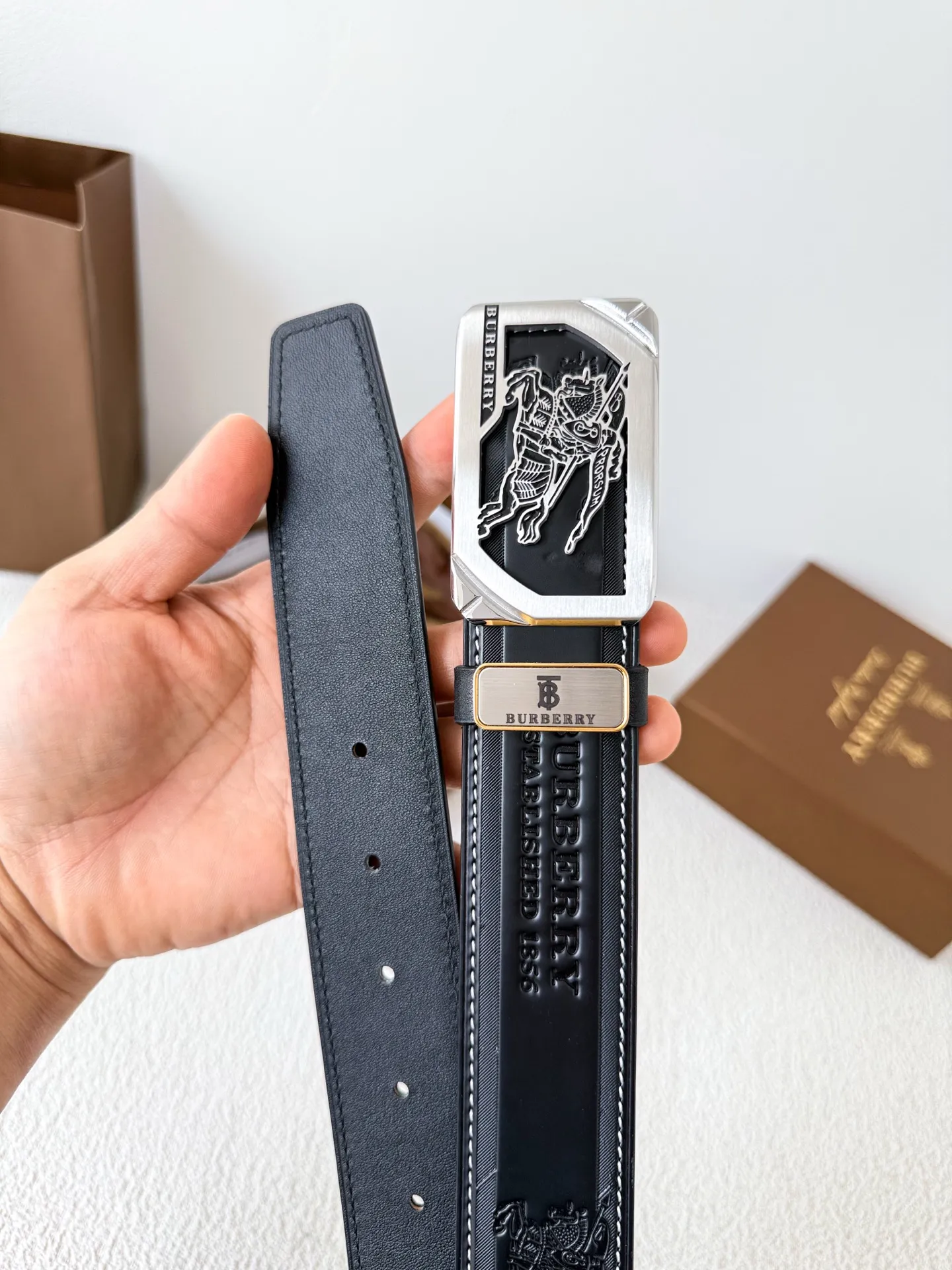 New Men's Classic Pure Steel Belt