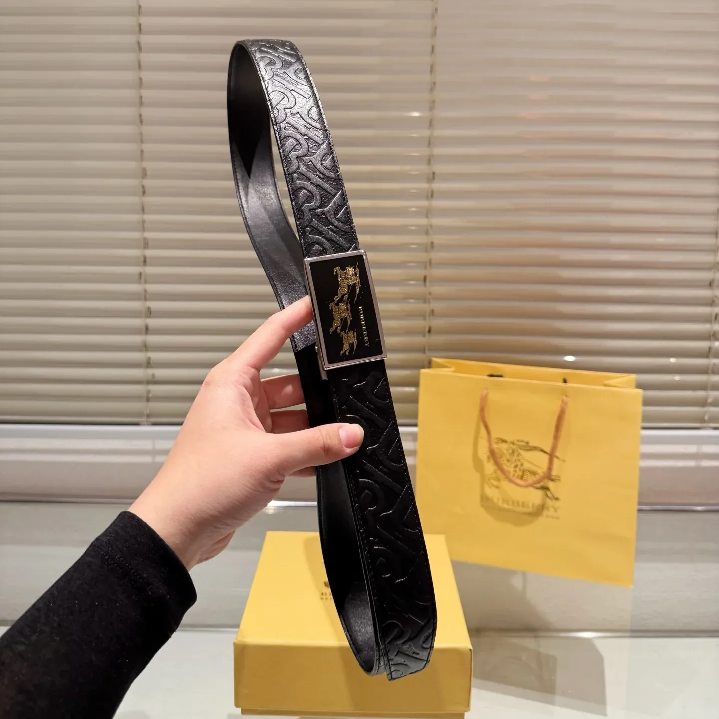 New double-sided printing unisex belt