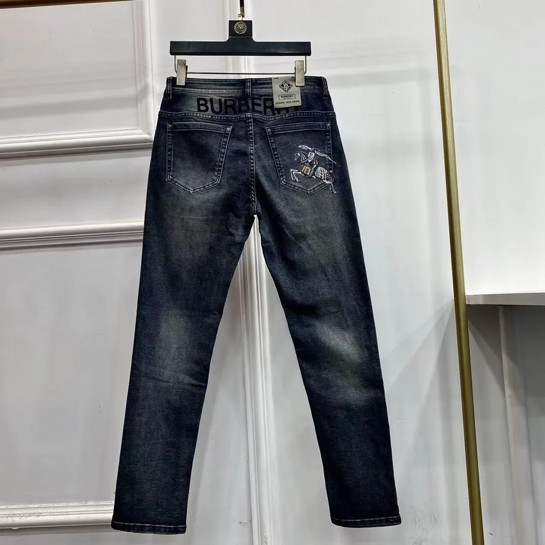 New Retro Style Printed Letter Jeans