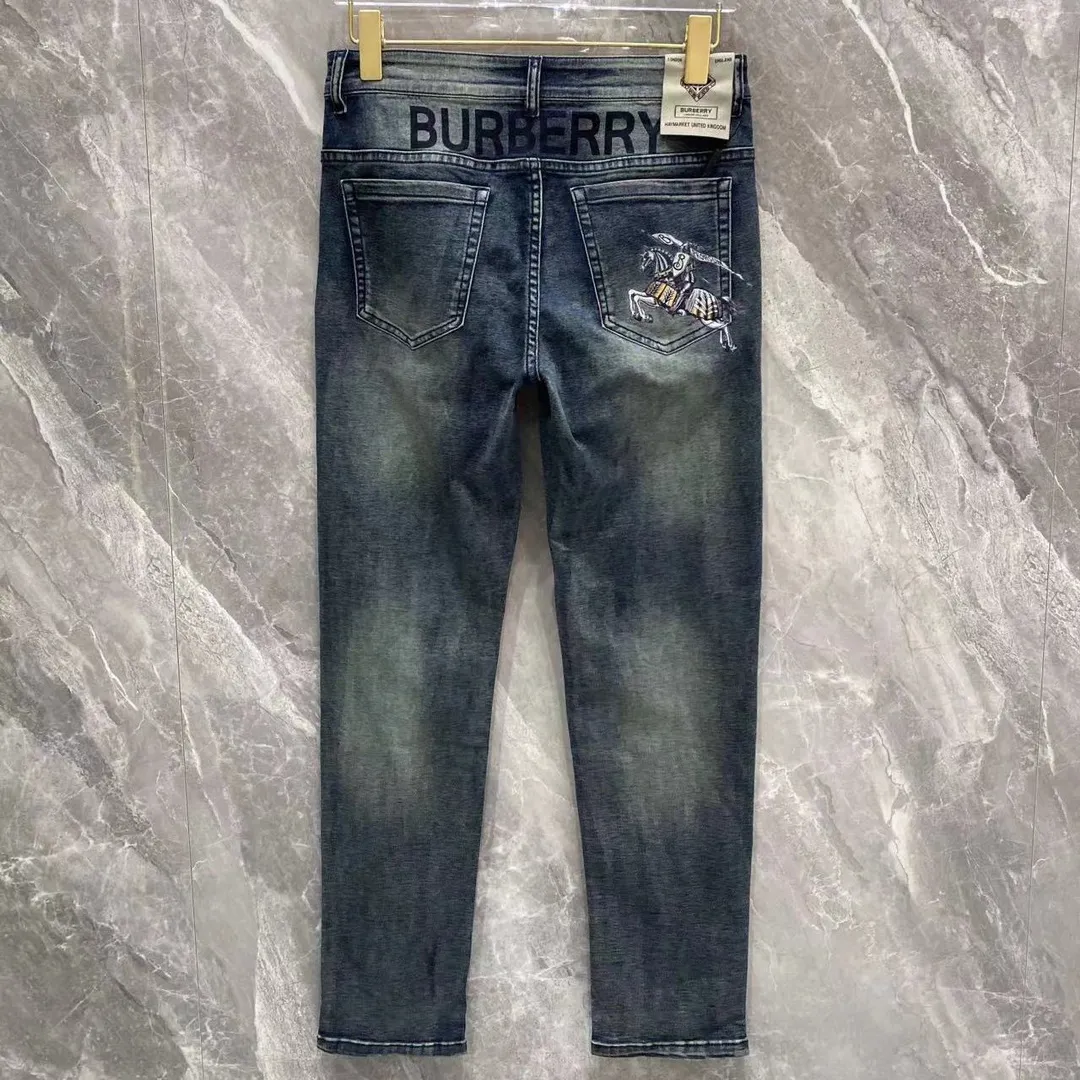 New Retro Style Printed Letter Jeans