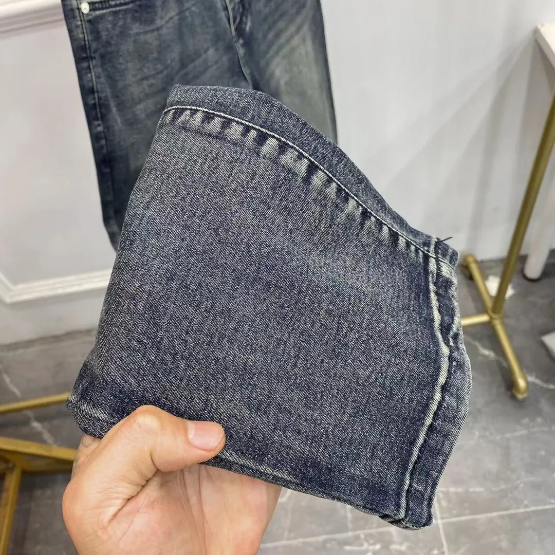 New Retro Style Printed Letter Jeans